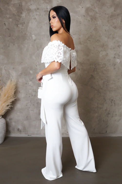 All love jumpsuit white