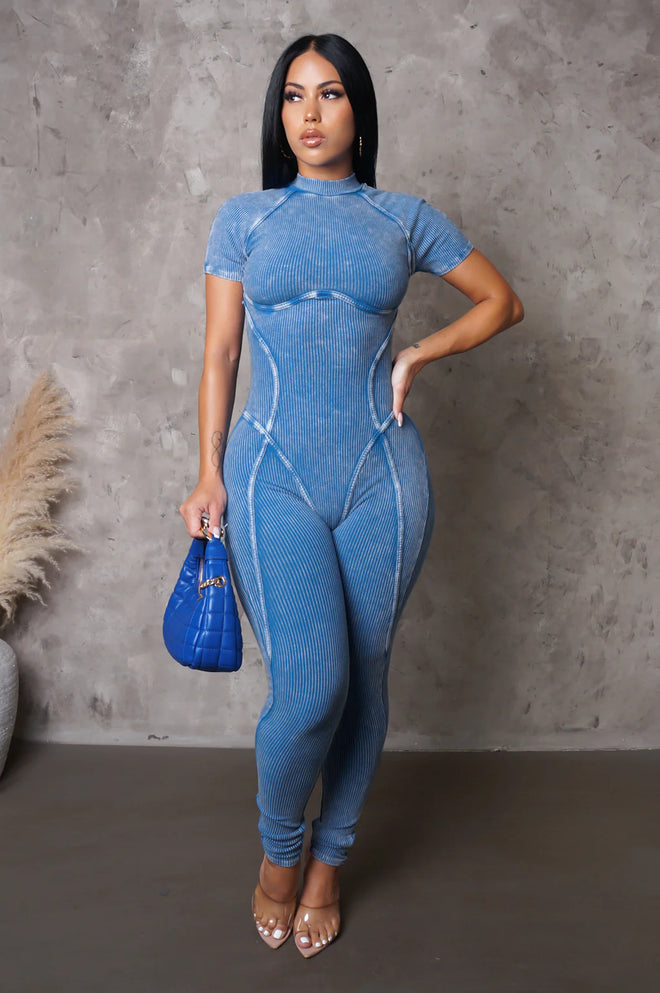 Super cozy jumpsuit blue