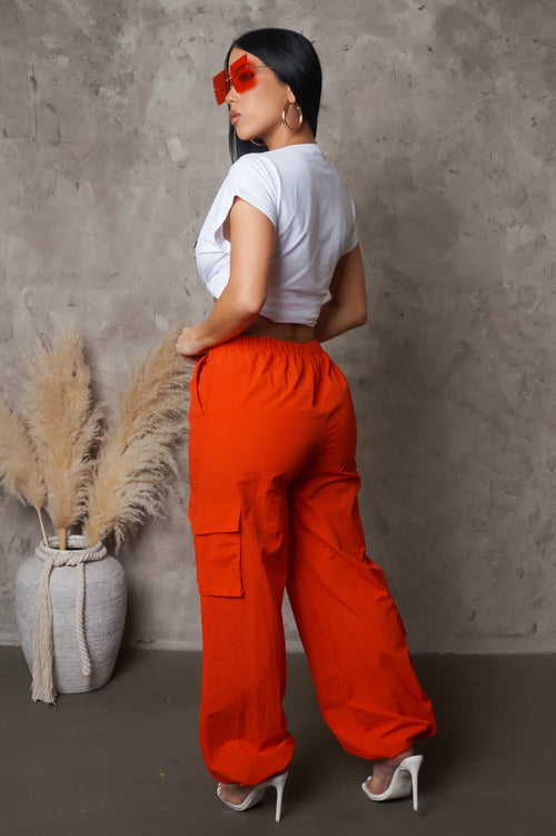 On you joggers orange