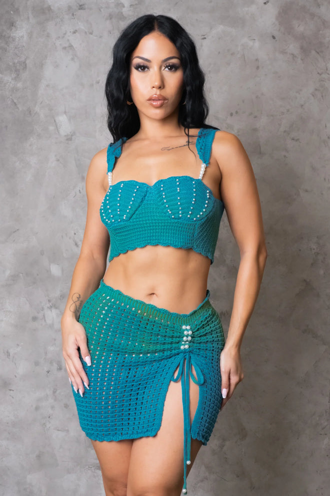 Your mermaid skirt set