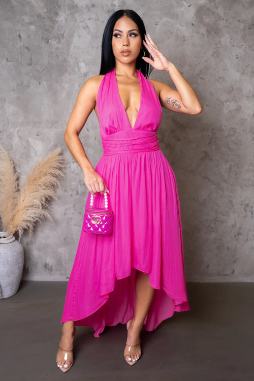 Marylin maxi dress pink